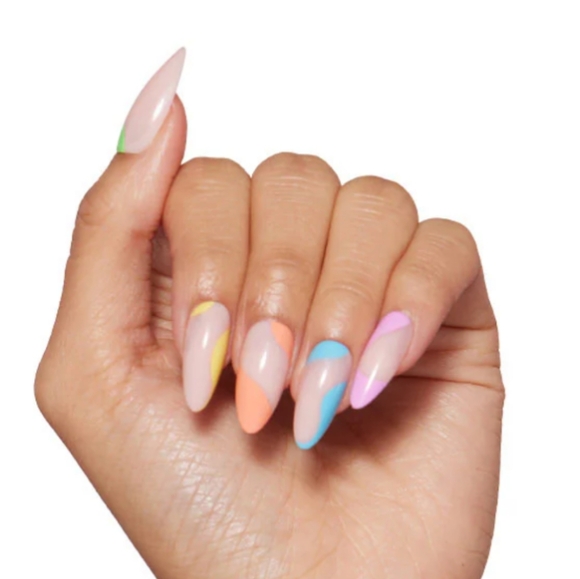 Glamnetic press-on nails Rainbow Puff - Picture 5 of 5